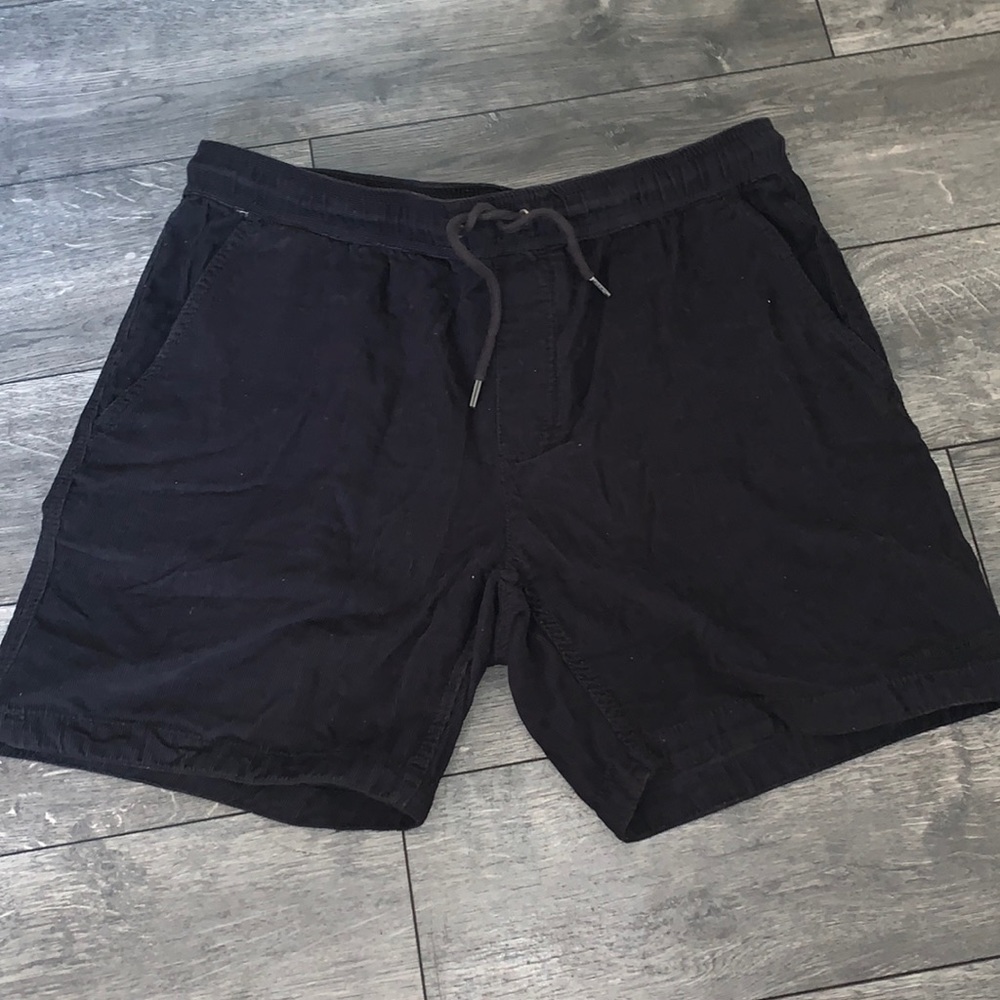 Quicksilver Black Corduroy Shorts